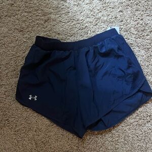 Navy blue under armor shorts